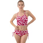 Hearts Valentine Pattern Seamless Mini Tank Bikini Set