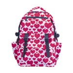 Hearts Valentine Pattern Seamless Carry-on Double Buckle Travel Backpack