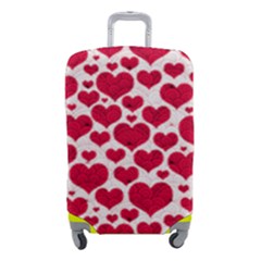 Hearts Valentine Pattern Seamless Luggage Cover (Small) from ArtsNow.com