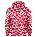 Hearts Valentine Pattern Seamless Men s Overhead Hoodie