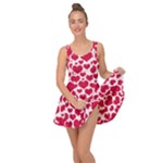 Hearts Valentine Pattern Seamless Inside Out Casual Dress