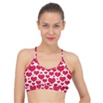 Hearts Valentine Pattern Seamless Basic Training Sports Bra