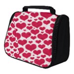 Hearts Valentine Pattern Seamless Full Print Travel Pouch (Small)