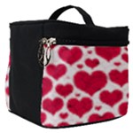 Hearts Valentine Pattern Seamless Make Up Travel Bag (Small)