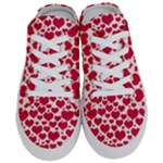 Hearts Valentine Pattern Seamless Half Slippers