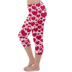 Lightweight Velour Capri Yoga Leggings 