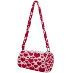 Hearts Valentine Pattern Seamless Mini Cylinder Bag