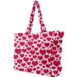 Hearts Valentine Pattern Seamless Simple Shoulder Bag