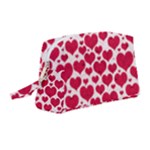 Hearts Valentine Pattern Seamless Wristlet Pouch Bag (Medium)