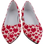 Hearts Valentine Pattern Seamless Women s Block Heels 