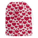 Hearts Valentine Pattern Seamless Drawstring Pouch (3XL)