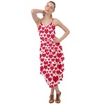 Hearts Valentine Pattern Seamless Layered Bottom Dress