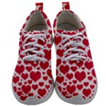 Hearts Valentine Pattern Seamless Mens Athletic Shoes