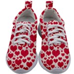 Hearts Valentine Pattern Seamless Kids Athletic Shoes