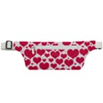 Hearts Valentine Pattern Seamless Active Waist Bag