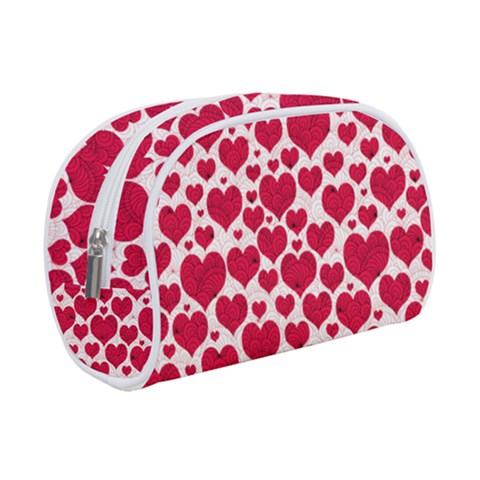 Hearts Valentine Pattern Seamless Make Up Case (Small) from ArtsNow.com