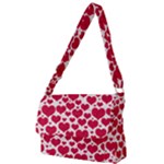 Hearts Valentine Pattern Seamless Full Print Messenger Bag (L)