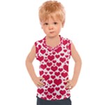 Hearts Valentine Pattern Seamless Kids  Sport Tank Top