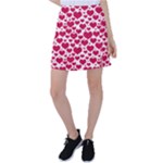 Hearts Valentine Pattern Seamless Tennis Skirt