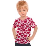 Hearts Valentine Pattern Seamless Kids  Sports T-Shirt