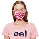 Hearts Valentine Pattern Seamless Cloth Face Mask (Adult)