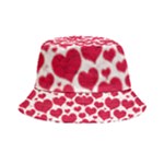 Hearts Valentine Pattern Seamless Inside Out Bucket Hat