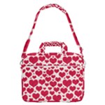 Hearts Valentine Pattern Seamless MacBook Pro 15  Shoulder Laptop Bag