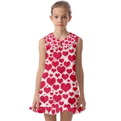 Kids  Pilgrim Collar Ruffle Hem Dress 