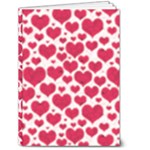 Hearts Valentine Pattern Seamless 5  x 7  Hardcover Notebook