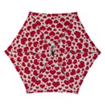 Hearts Valentine Pattern Seamless Automatic Folding Umbrella with Case (Small)