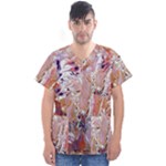 Pour Flames Men s V-Neck Scrub Top