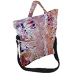 Pour Flames Fold Over Handle Tote Bag