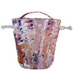 Pour Flames Drawstring Bucket Bag