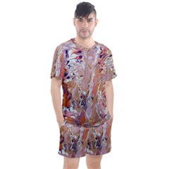 Men s Mesh T-Shirt and Shorts Set 