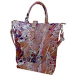 Pour Flames Buckle Top Tote Bag