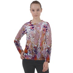 Pour Flames Women s Long Sleeve Raglan T