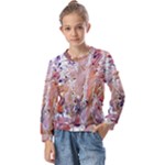 Pour Flames Kids  Long Sleeve T-Shirt with Frill 