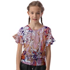 Kids  Cut Out Flutter Sleeves 