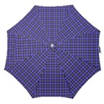 Blue Tartan Plaid 1 Straight Umbrellas