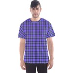 Blue Tartan Plaid 1 Men s Sport Mesh T-Shirt