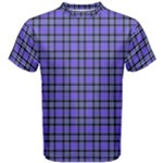 Blue Tartan Plaid 1 Men s Cotton T-Shirt