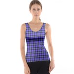 Blue Tartan Plaid 1 Women s Basic Tank Top