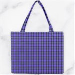 Blue Tartan Plaid 1 Mini Tote Bag