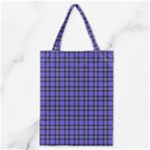 Blue Tartan Plaid 1 Classic Tote Bag