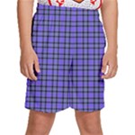 Blue Tartan Plaid 1 Kids  Basketball Shorts