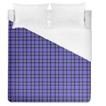 Blue Tartan Plaid 1 Duvet Cover (Queen Size)