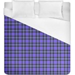 Blue Tartan Plaid 1 Duvet Cover (King Size)