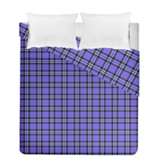 Blue Tartan Plaid 1 Duvet Cover Double Side (Full/ Double Size) from ArtsNow.com