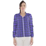 Blue Tartan Plaid 1 Women s Windbreaker