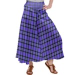 Blue Tartan Plaid 1 Women s Satin Palazzo Pants